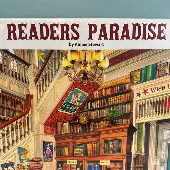 White Mountain Readers Paradise‎ Larger Pieces Puzzle. 1,000 Pieces. NWOT. - Picture 6 of 13